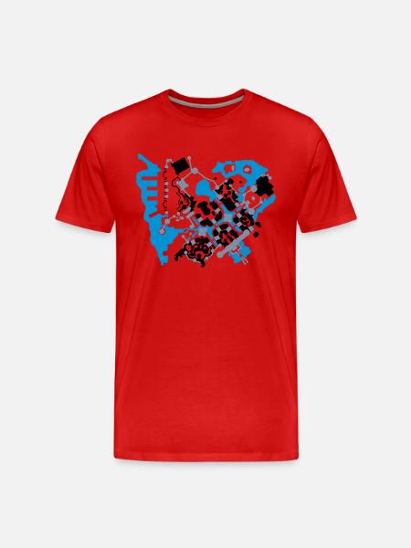 stormwind - Men's Premium Organic T-Shirt - red