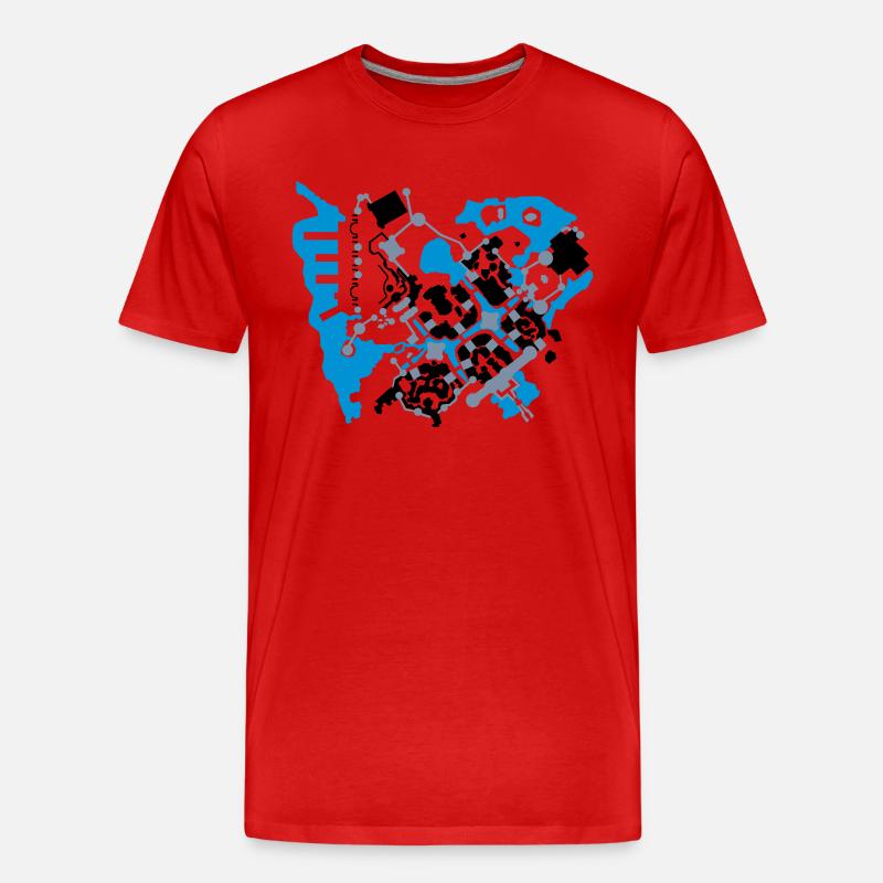 stormwind - Männer Premium Bio T-Shirt - Rot