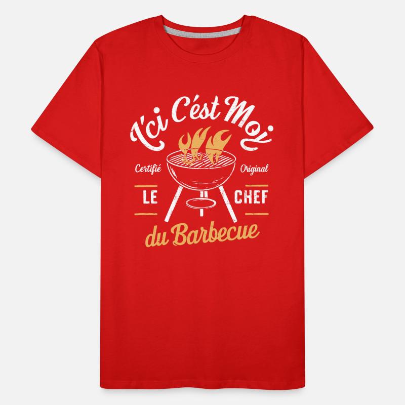 Der Grillchef Männer Premium Bio T-Shirt
