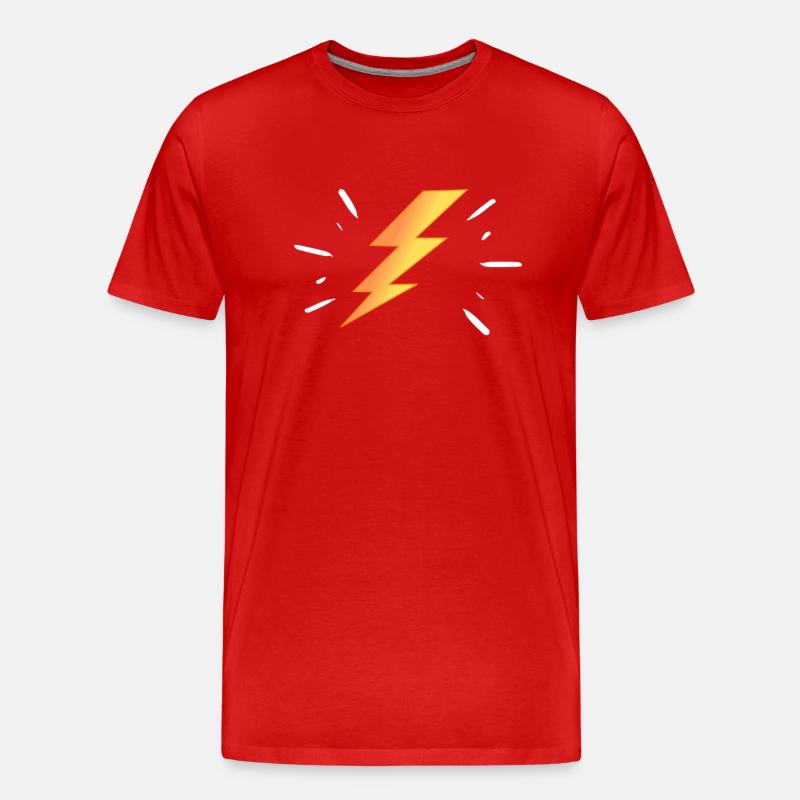 Blitzschnell - Männer Premium Bio T-Shirt - Rot