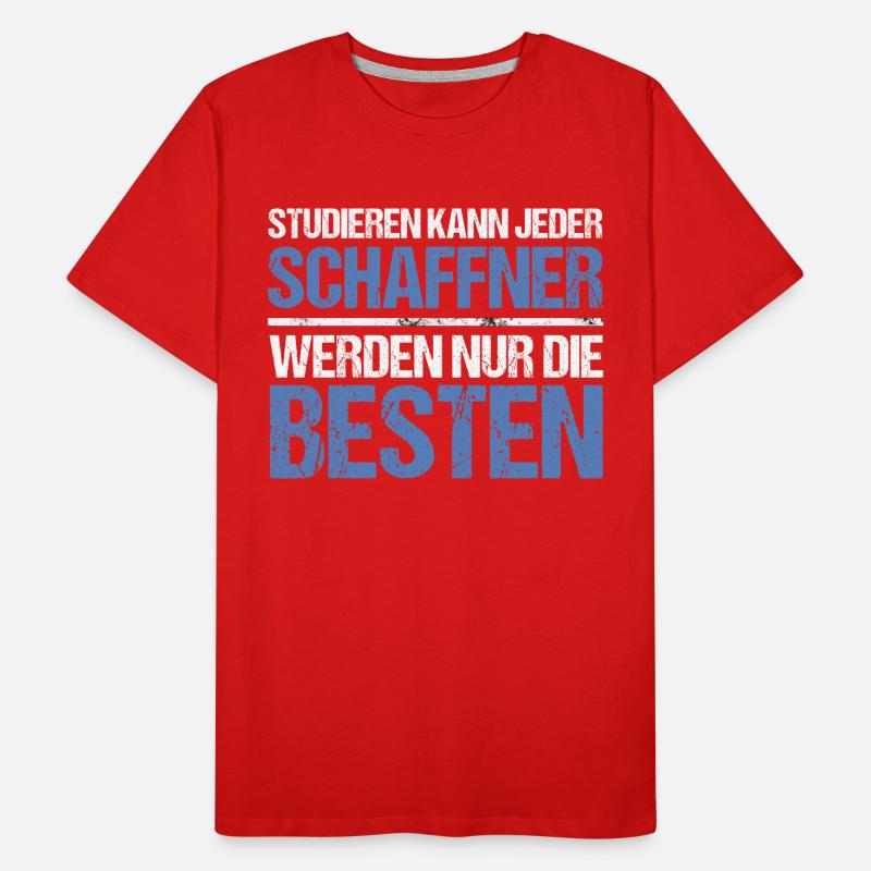 Anyone can study - Schaffner Edition Men's Premium Organic T-Shirt