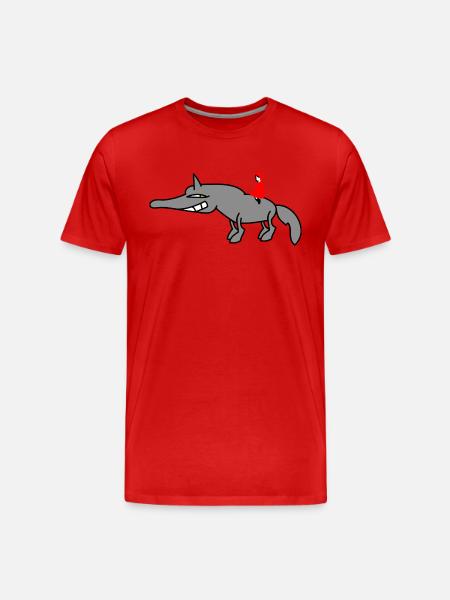 Hü - T-shirt bio Premium Homme - rouge