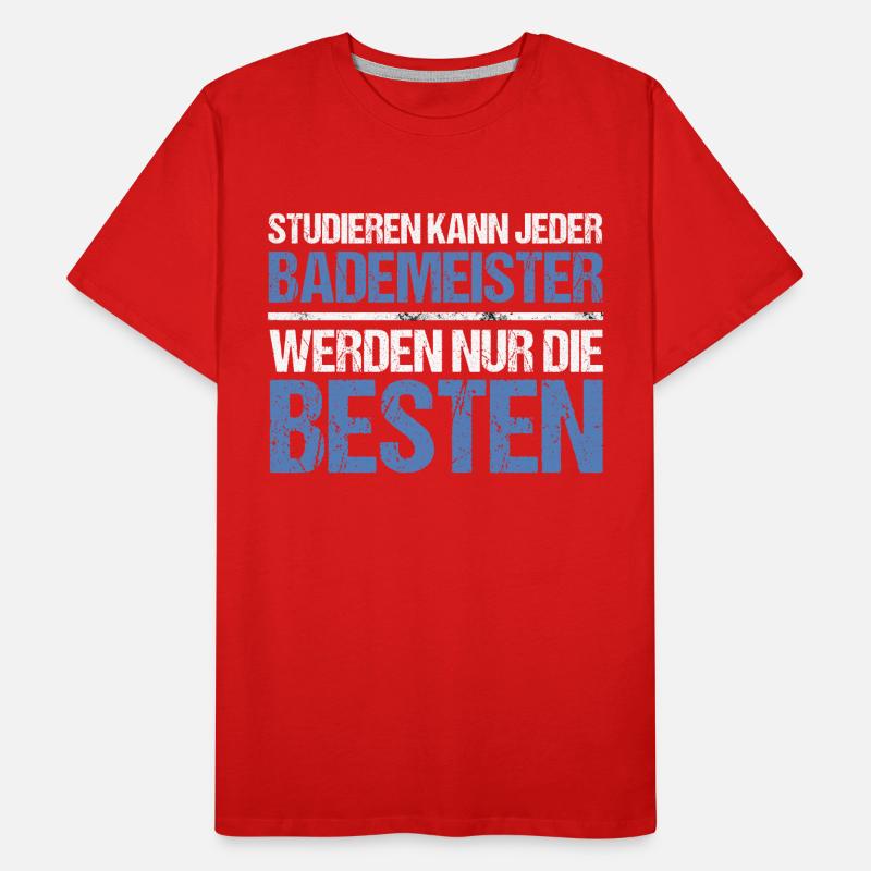 Anyone can study - Lifeguard Edition Men's Premium Organic T-Shirt