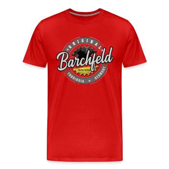 Original Germany Thüringen Barchfeld - Männer Premium Bio T-Shirt - Rot - Vorne - Damien (186cm)
