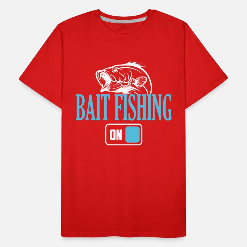Fisherman Bait Angelmodus Ein Männer Premium Bio T-Shirt