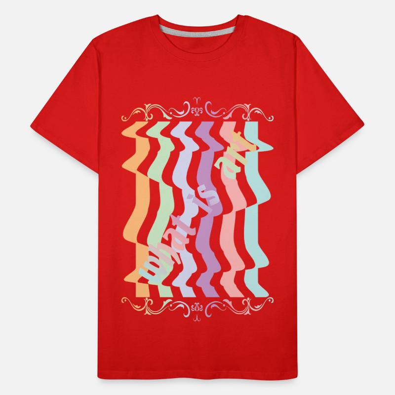 Art abstrait T-shirt bio Premium Homme