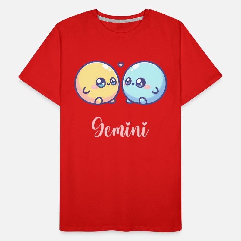 Süße Gemini Sternzeichen Astrologie Geschenk Männer Premium Bio T-Shirt