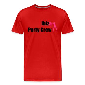 Ibiza - T-shirt bio Premium Homme - rouge - Devant - Damien (186cm)