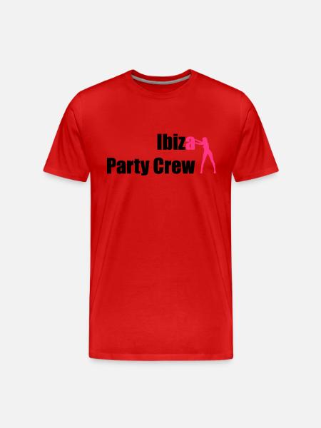 Ibiza - Männer Premium Bio T-Shirt - Rot