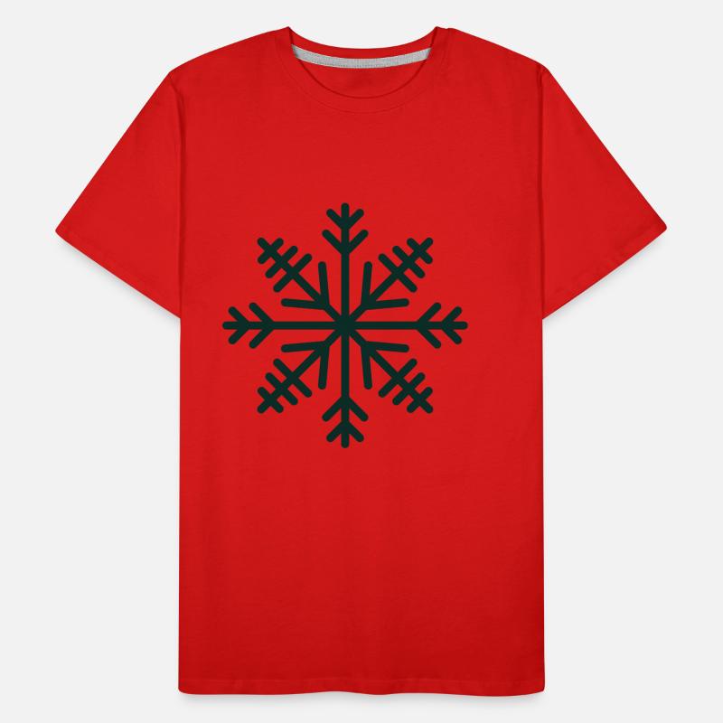 Snowflake Men's Premium Organic T-Shirt