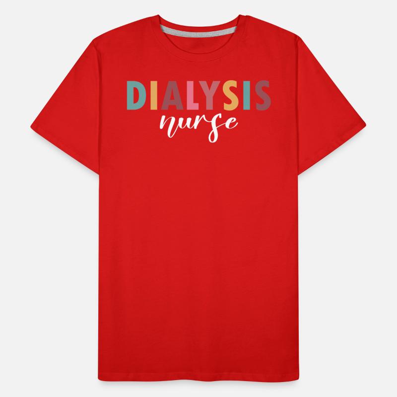 Das Leben einer Dialyseschwester Männer Premium Bio T-Shirt