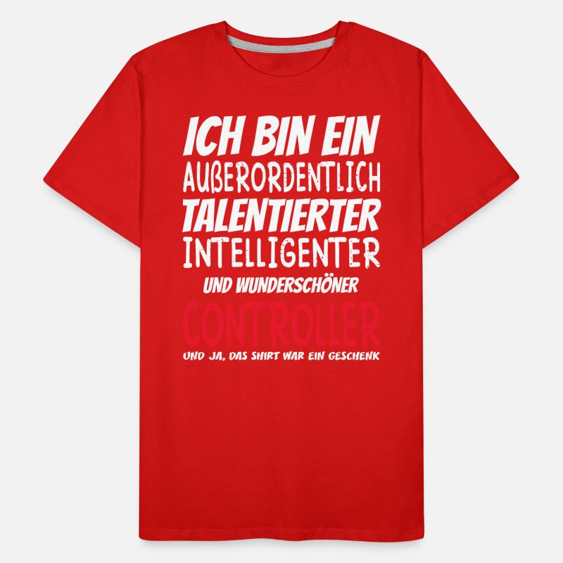 Bin ein Außerordentlich Wunderschöner Controller Männer Premium Bio T-Shirt