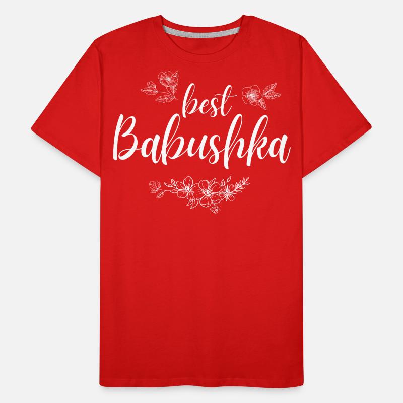 Beste Babuschka. Babuschka Geschenk Männer Premium Bio T-Shirt