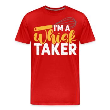Baking Baker Bakery - Men's Premium Organic T-Shirt - red - Front - Damien (186cm)