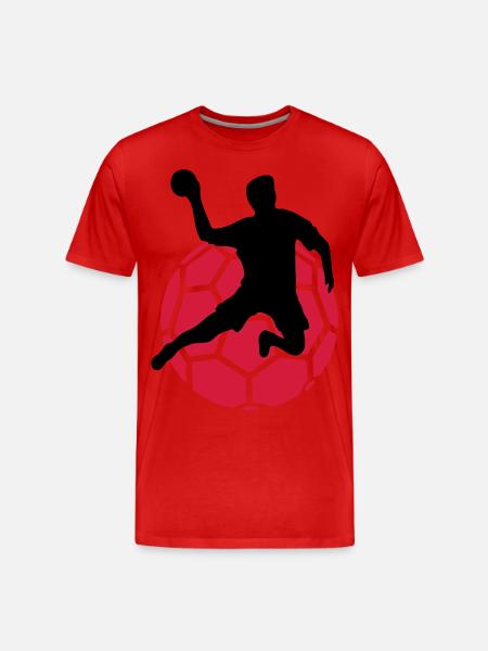 handball - T-shirt bio Premium Homme - rouge