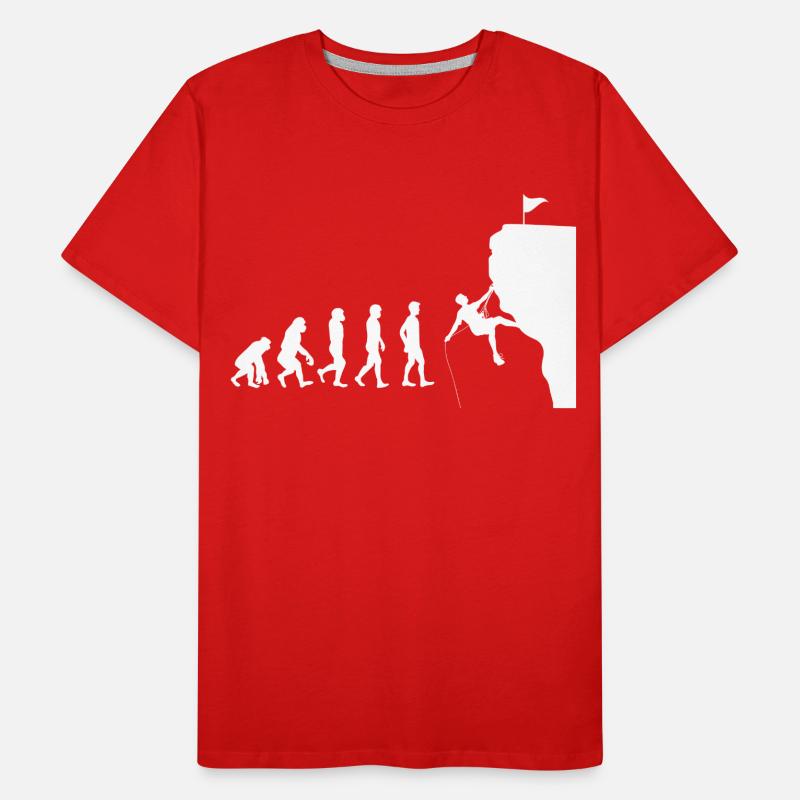 Evolution climbing Men's Premium Organic T-Shirt