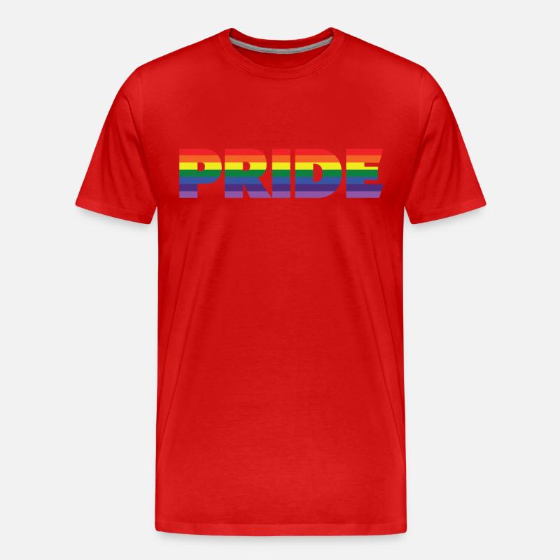 Pride CSD - Männer Premium Bio T-Shirt - Rot