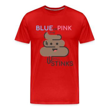 Garçon ou fille - Baby Party - Cadeau - T-shirt bio Premium Homme - rouge - Devant - Damien (186cm)