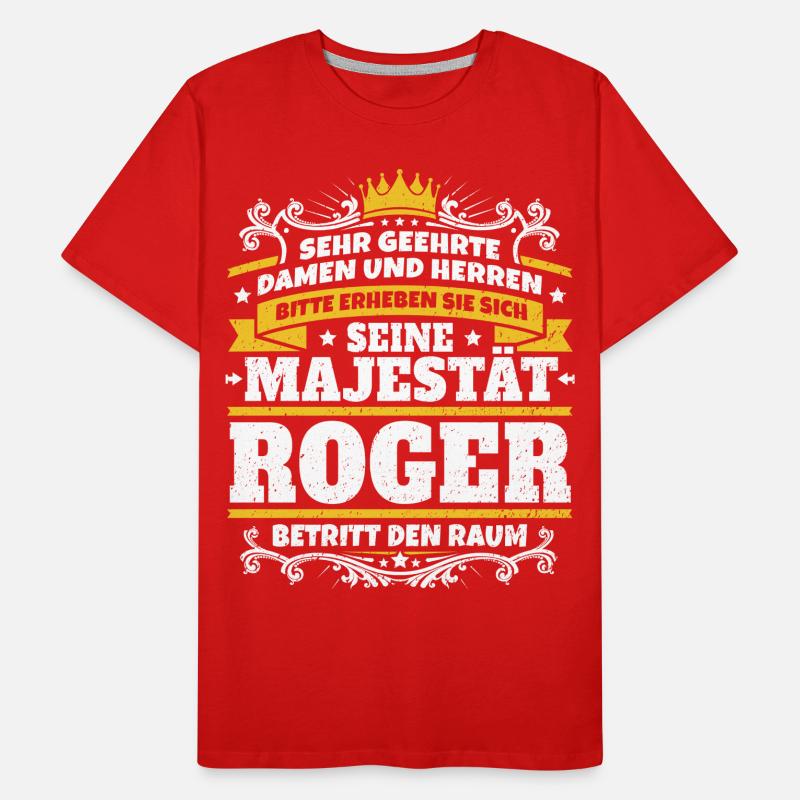 Sa Majesté Roger T-shirt bio Premium Homme