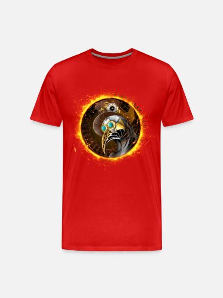 Pest Læge Gave I Læge Medicinsk I Middelalderen - Herre Premium T-shirt økologisk - rød