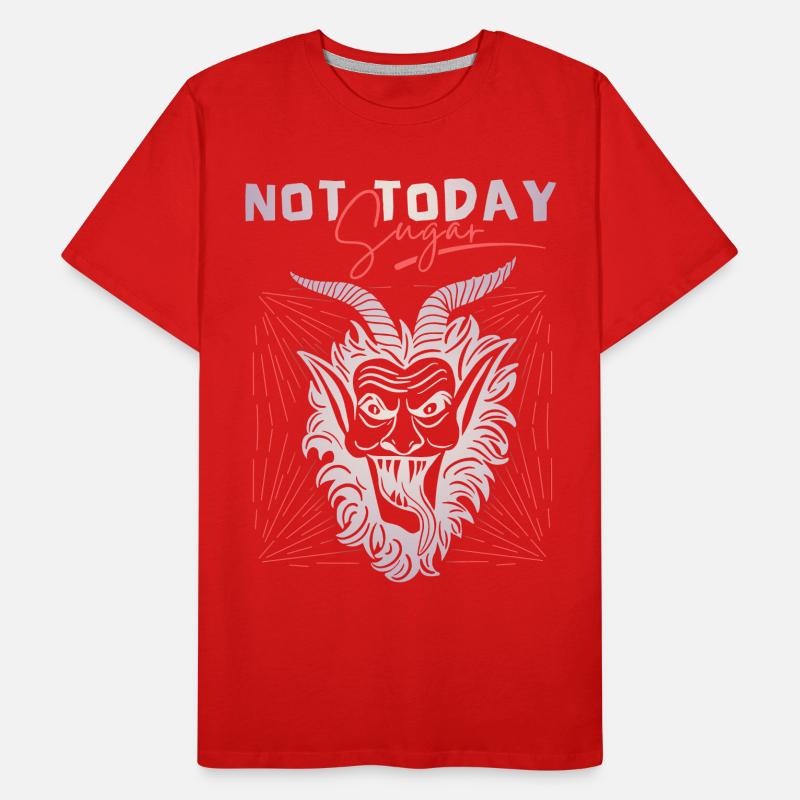 Devil-Devil, funny saying Not-Today-Satan Men's Premium Organic T-Shirt