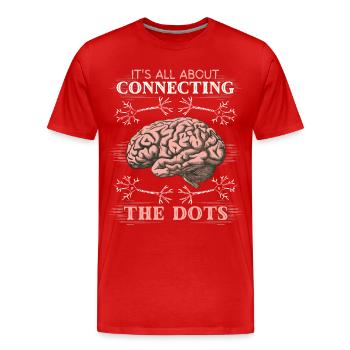 Cellules nerveuses Cerveau Chirurgien du cerveau Drôle de dicton - T-shirt bio Premium Homme - rouge - Devant - Damien (186cm)