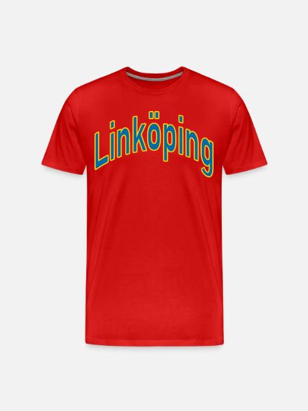 Linköping - Men's Premium Organic T-Shirt - red