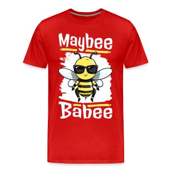 abeille apiculteur apiculteur dictons - T-shirt bio Premium Homme - rouge - Devant - Damien (186cm)
