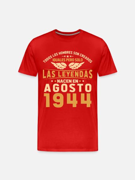 The Legends August 1944 - Men's Premium Organic T-Shirt - red
