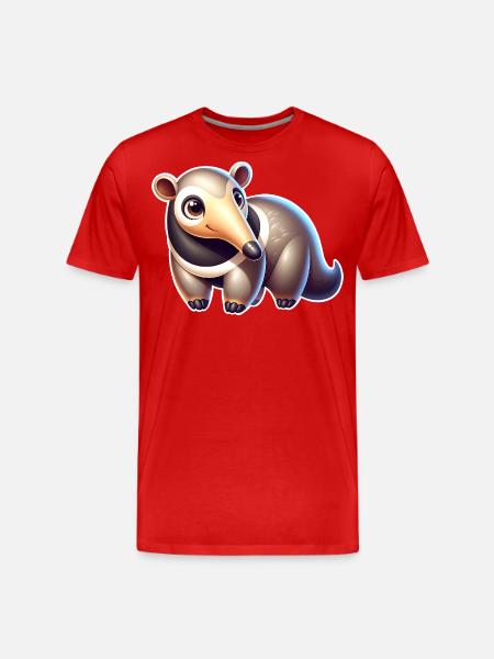Anteater - Men's Premium Organic T-Shirt - red