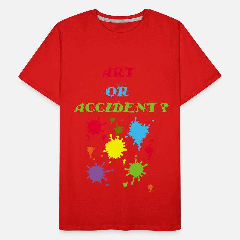 Kunst oder Unfall? Männer Premium Bio T-Shirt