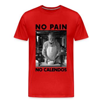 Humor Geschenk Camembert Normandie Traditionen - Männer Premium Bio T-Shirt - Rot - Vorne - Damien (186cm)