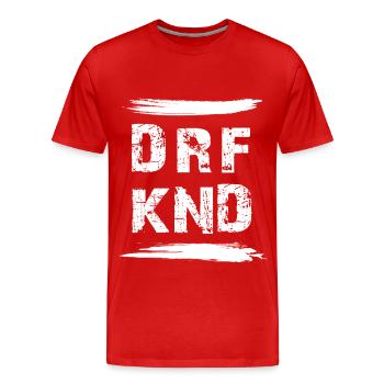 Village Kid - Men's Premium Organic T-Shirt - red - Front - Damien (186cm)