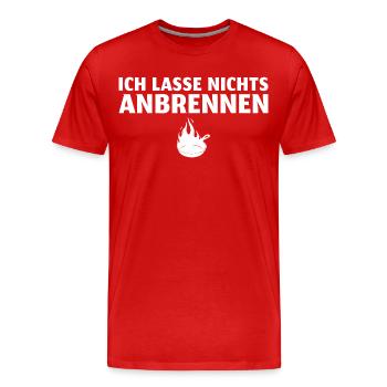 Küchenchef Kochen Hobbykoch - Männer Premium Bio T-Shirt - Rot - Vorne - Damien (186cm)