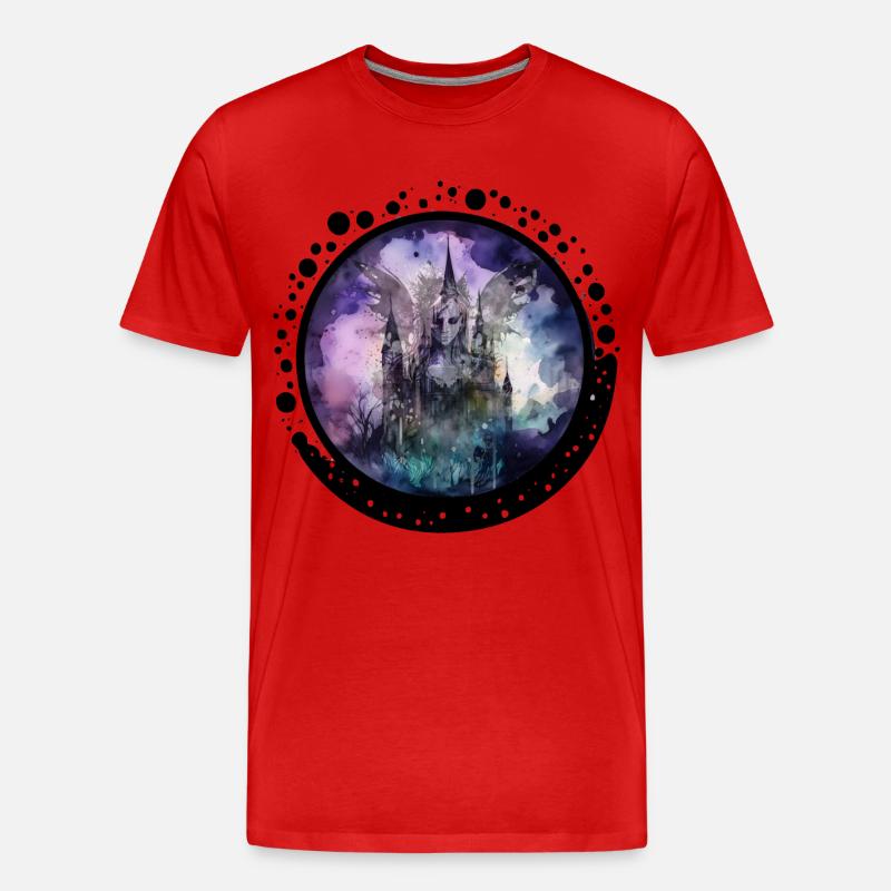 CircleFairy2 - Männer Premium Bio T-Shirt - Rot