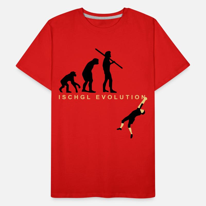 Evolution Bergsteiger Männer Premium Bio T-Shirt