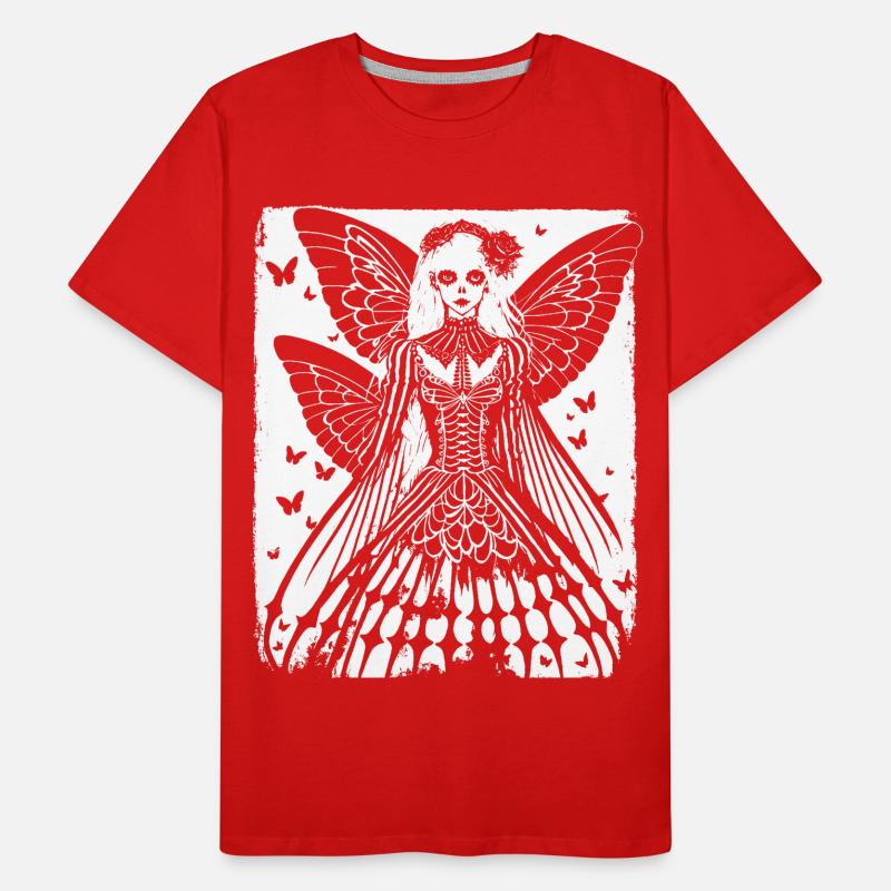Fairycore Ästhetik Skelett Fee Goth Gothic G Männer Premium Bio T-Shirt