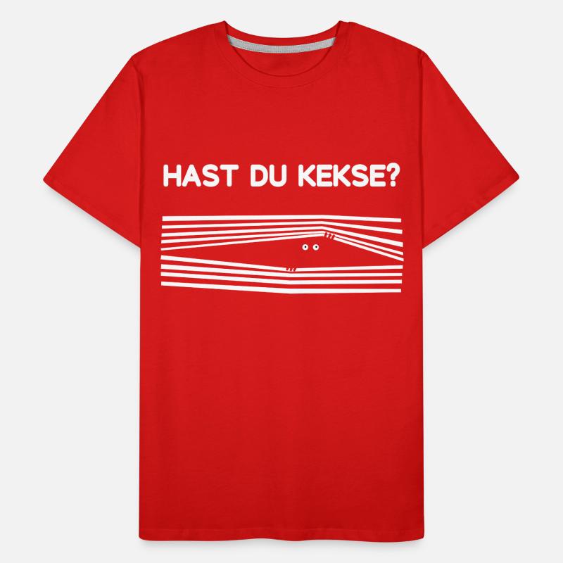 Maennchen Avez-vous des biscuits? cadeau T-shirt bio Premium Homme