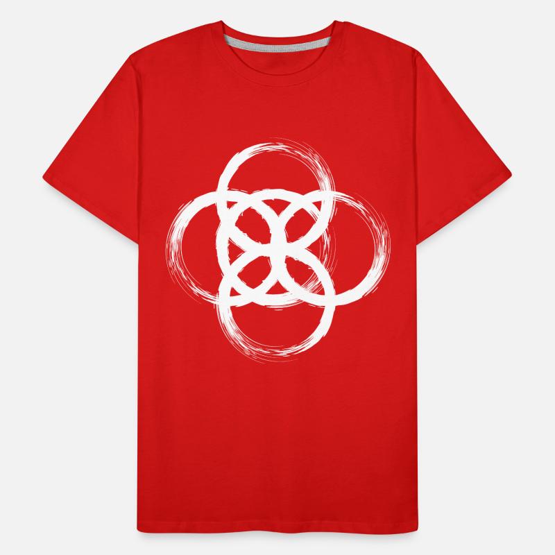 Symbole celtique Roue d’être T-shirt bio Premium Homme