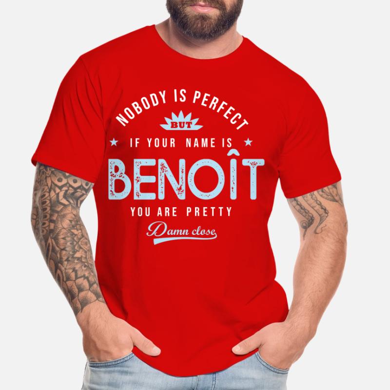 Benoit personalized tshirt first name gift benoit Men's Premium Organic T-Shirt