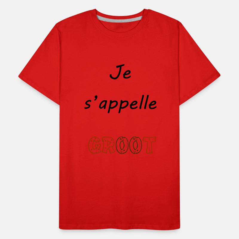 groot T-shirt bio Premium Homme