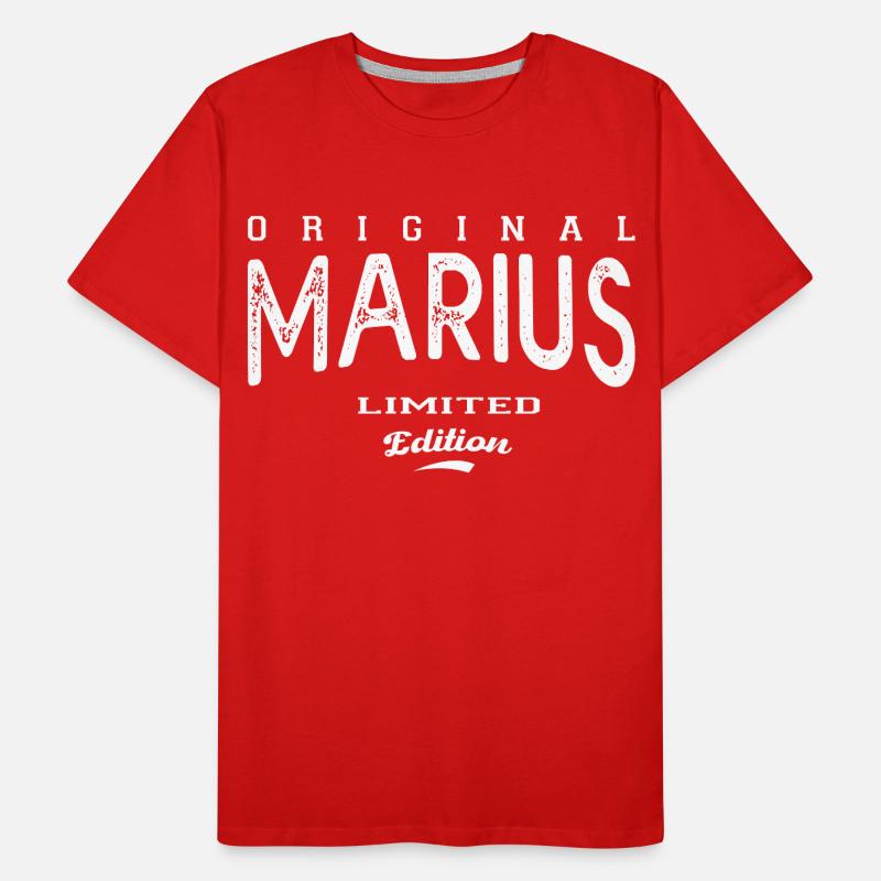 Marius Gift Tshirt Personalized Name Marius Men's Premium Organic T-Shirt