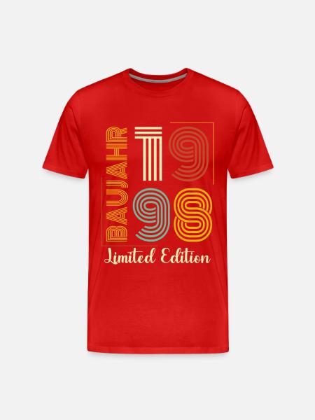 Baujahr 1998 - Männer Premium Bio T-Shirt - 