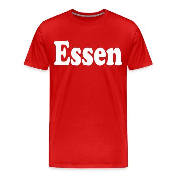 manger - T-shirt bio Premium Homme - rouge - Devant - Damien (186cm)