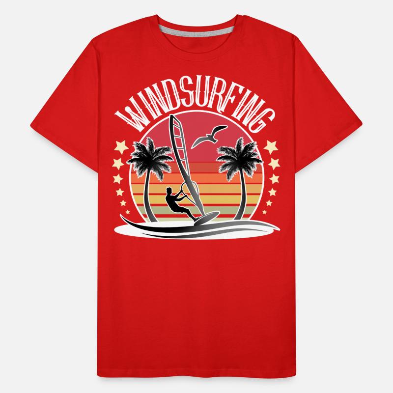 Planche à voile Windsurf Windsurf T-shirt bio Premium Homme