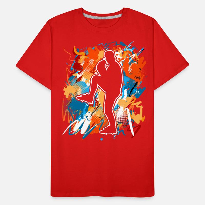 Baseball Männer Premium Bio T-Shirt