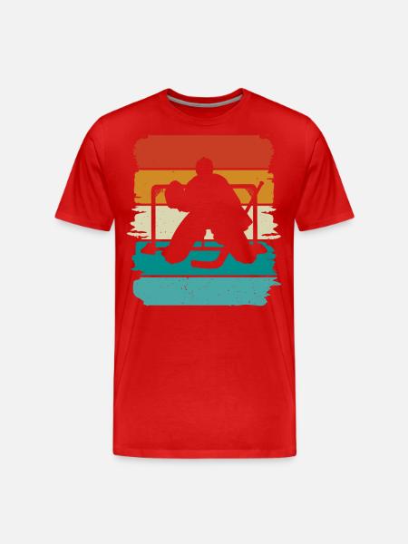 Eishockey Ice Hockey - Men's Premium Organic T-Shirt - red