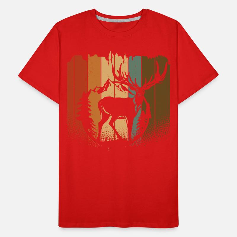 Elk Men's Premium Organic T-Shirt