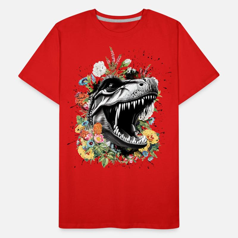 T Rex Men's Premium Organic T-Shirt