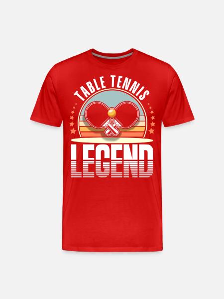 Ping-pong - T-shirt bio Premium Homme - rouge